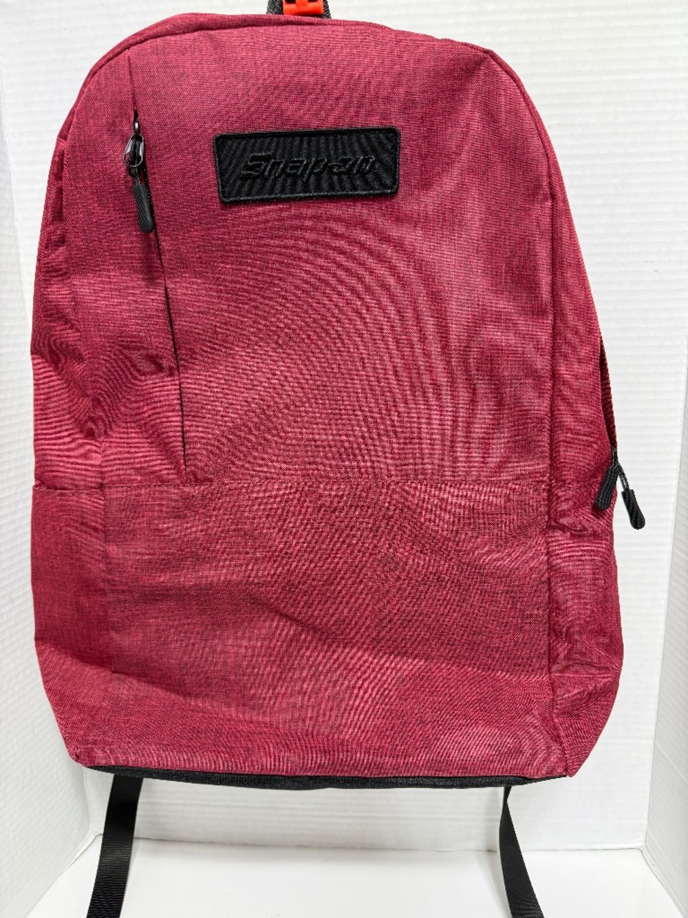 SNAP ON Red Backpack w/Multiple Pockets and Zipper Compartments- New no Tags